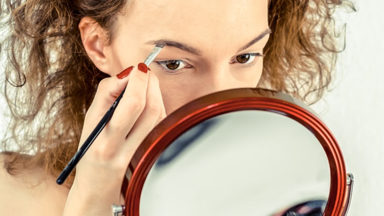 Woman, eyebrows