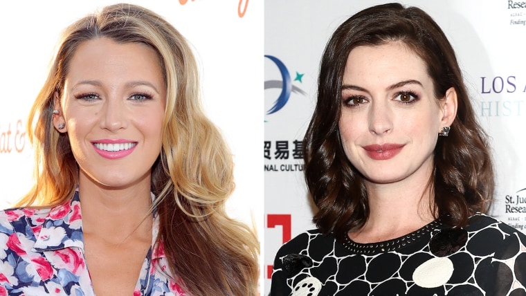 Blake Lively; Anne Hathaway