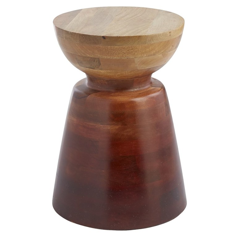 Avani Mango Wood Drum Accent Table, $169.95; pier1.com
