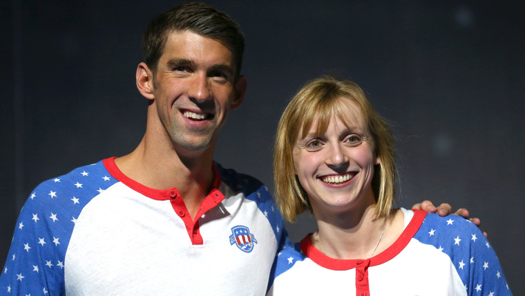 Michael Phelps and Katie Ledecky