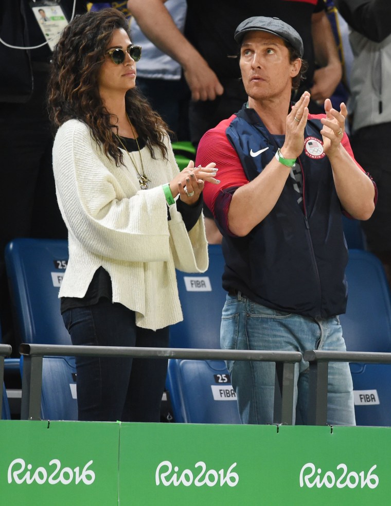 Matthew McConaughey and wife Camila Alves