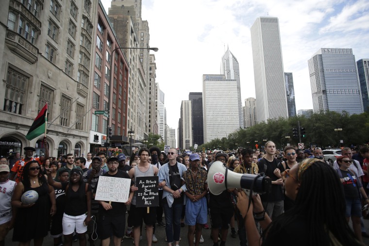 Image: Activists March Against Police Violence In Chicago