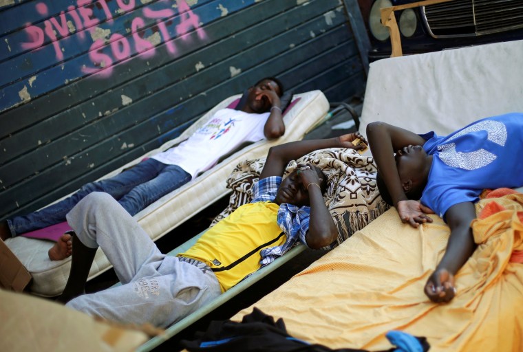 Image: The Wider Image: Life on Gloomy Street