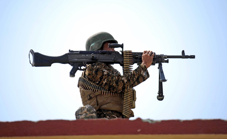 Image: Afghan forces operation against IS militants