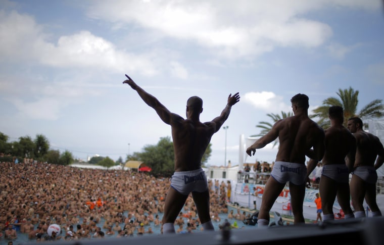 Revelers Make Waves at Gay Festival in Barcelona