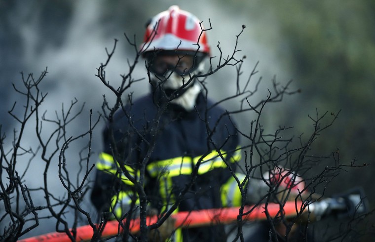 Image: Fire near Beziers