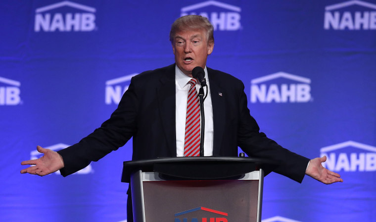 Image: Donald Trump Addresses The National Association Of Home Builders Conference In Miami Beach