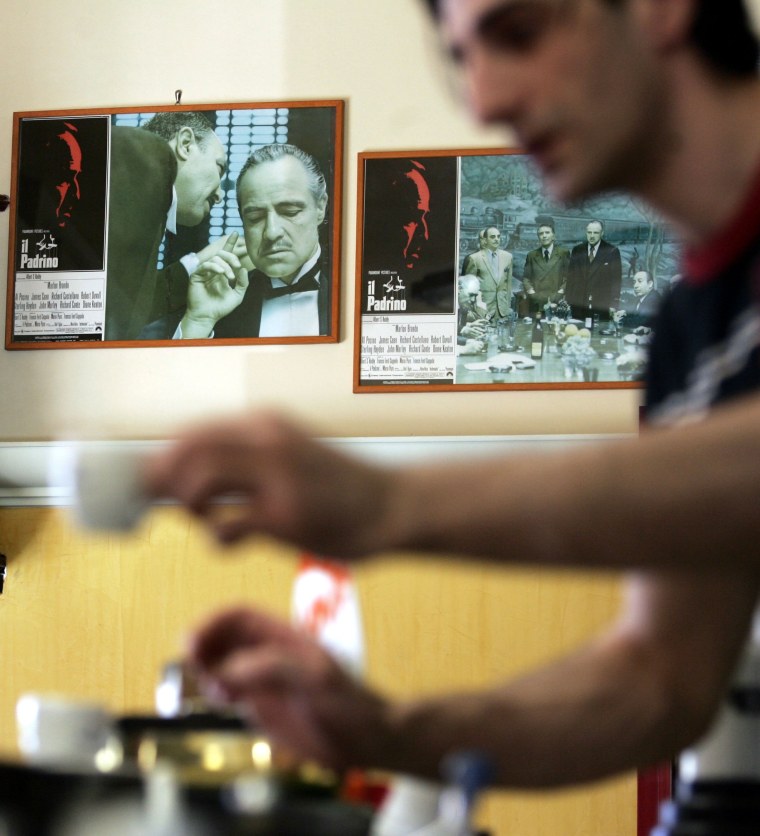 Image: Bar in Corleone, Italy, in 2006