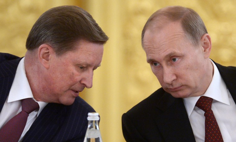 Image: Sergei Ivanov and Vladimir Putin