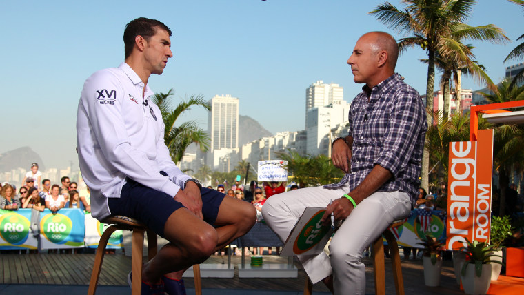 Michael Phelps, Matt Lauer