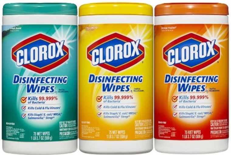 Clorox disinfecting wipes value pack, $13.99; amazon.com