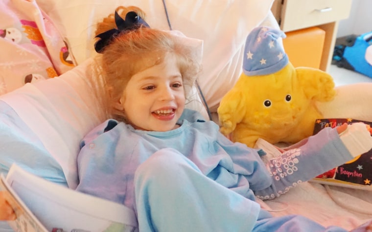 Eliza O'Neill gets treatment for Sanfilippo syndrome