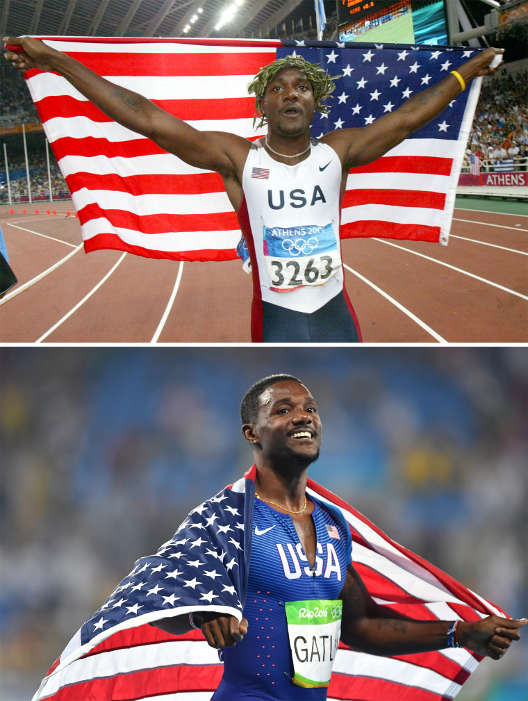 Olympic athletes now and then