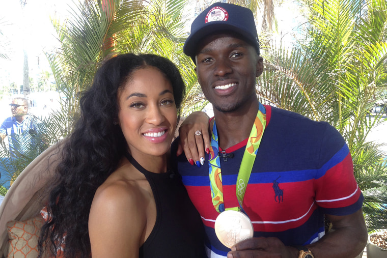 Will Claye/Queen Harrison proposal story