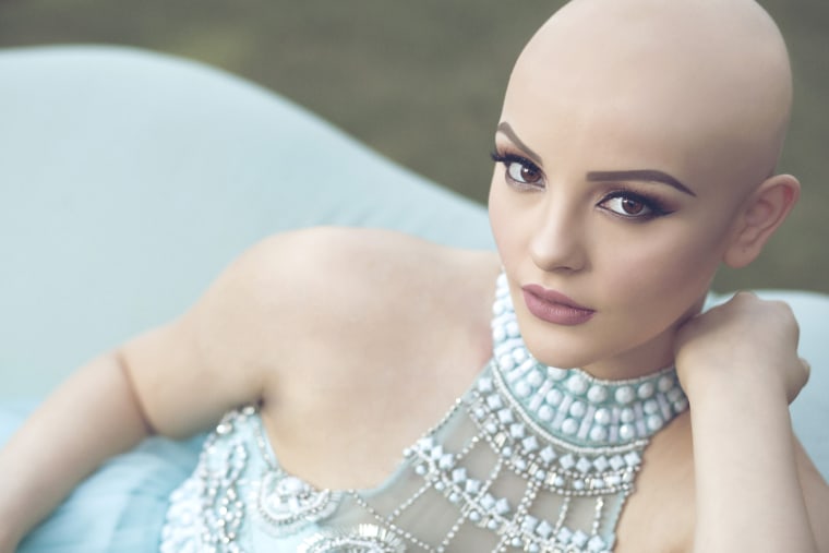 17-year-old with cancer poses for glamorous photo shoot