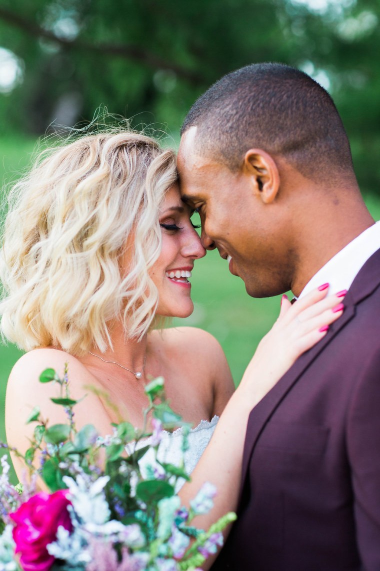 The couple spent a perfect day with family and friends at their block party wedding.