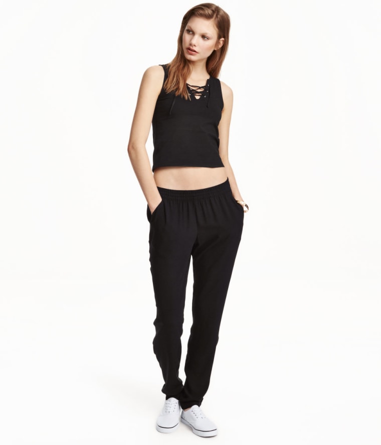 H&amp;M loose fit pants