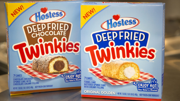 Original and Chocolate Deep Fried Twinkies