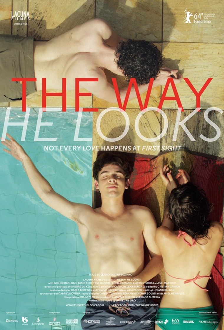 "The Way He Looks" film poster.