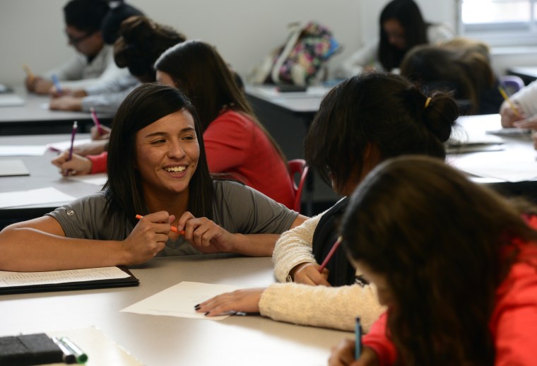 Marissa Molina teaches Spanish for Native Speakers for ninth and tenth graders at DSST Green Valley Ranch High School in Denver.