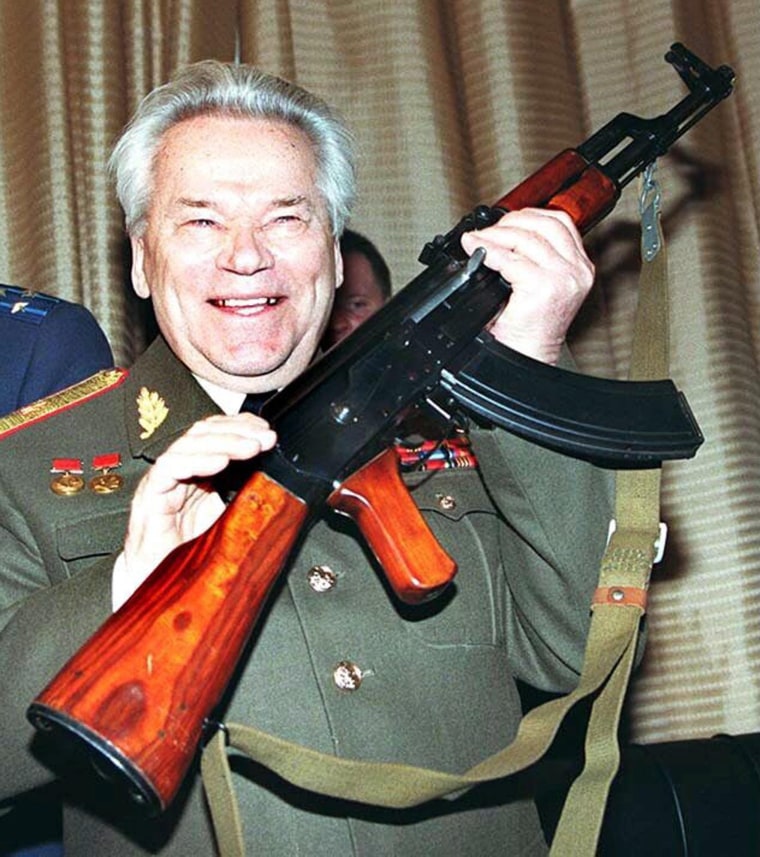 Image: General Mikhail Kalashnikov on Feb. 20, 1997