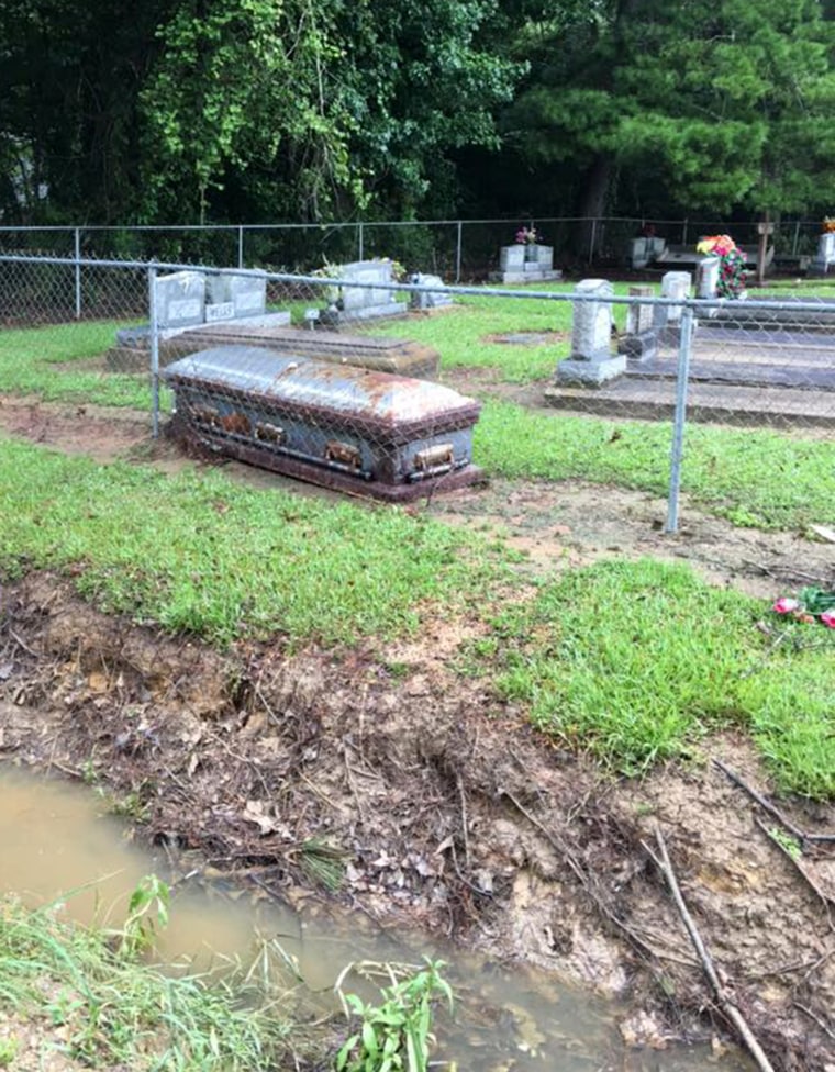 Image: Livingston Parish unearthed graves