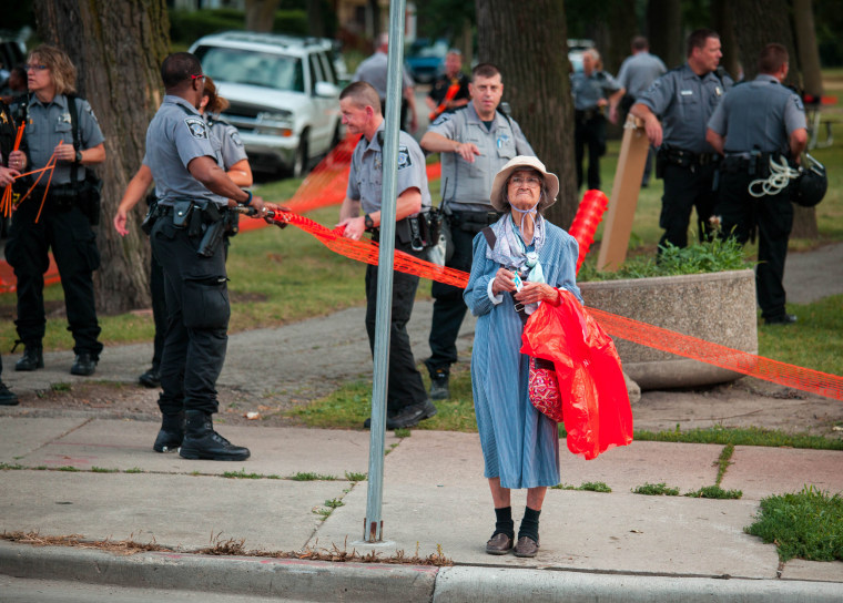 Image: Tensions High In Milwaukee After Police Shooting Of Armed Suspect Sparks Violence In City