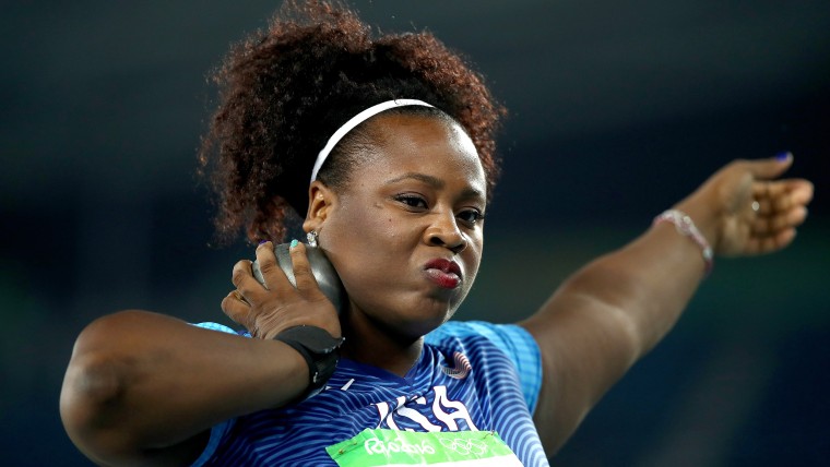 Michelle Carter, shot put gold medalist