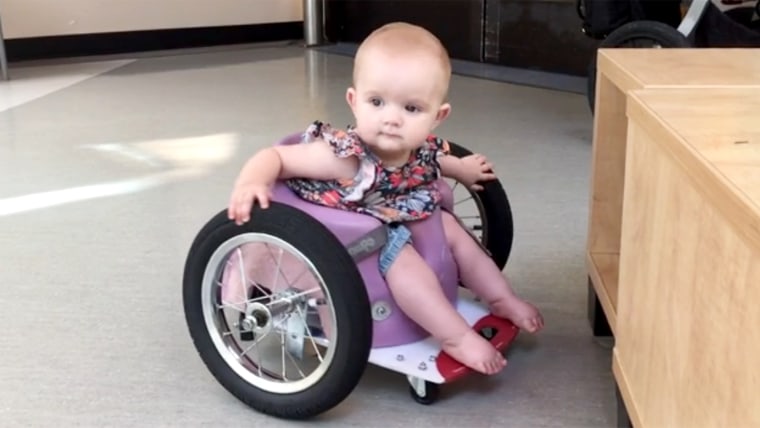 Parents Use Pinterest To Craft Toddler A DIY Wheelchair