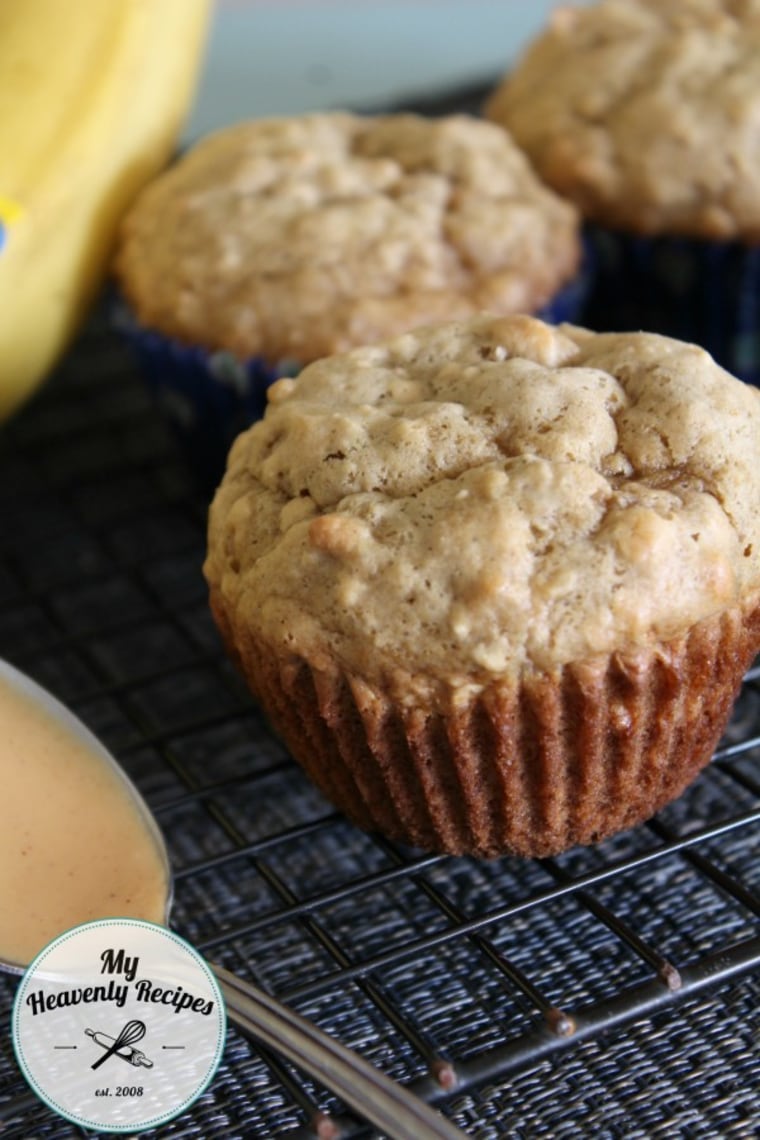 Banana oat muffins