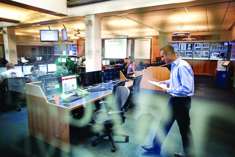 Bentley University Trading Room