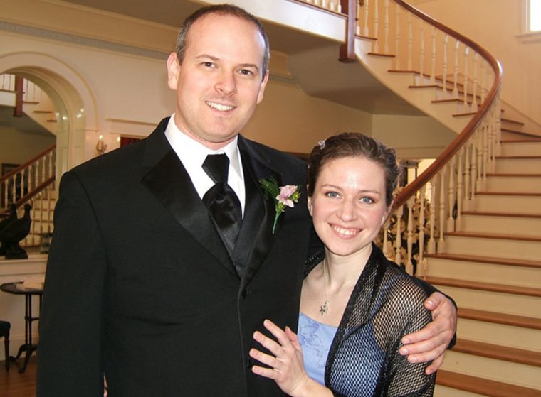 Amber Elder and her husband Dave