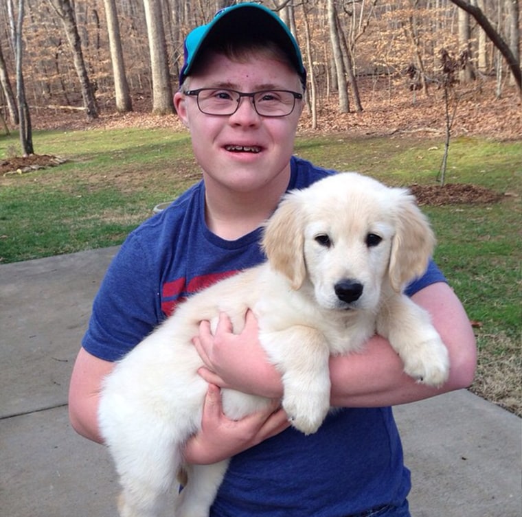 A young man with Down syndrome learns that he was accepted to University of Georgia for college.