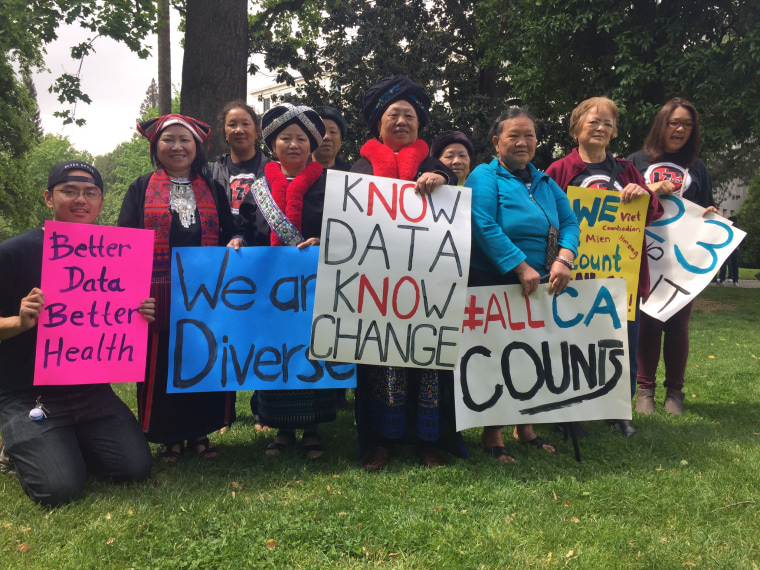 A Sacramento rally in support of AB-1726, including members of the Asian &amp; Pacific Islander American Health Forum, Asian Health Services, Empowering Pacific Islander Communities, Southeast Asia Resource Action Center. The supporters included many members of the Hmong, Lao, and Mien-American communities, according to SEARAC.