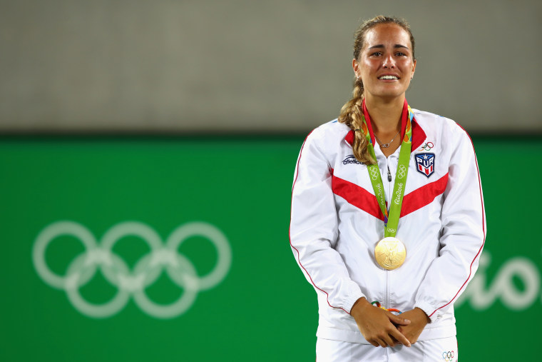 Gold Medalist Monica Puig of Puerto Rico