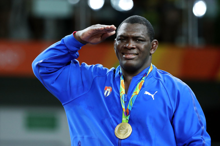 Mijain Lopez Nunez of Cuba Wins Gold - Wrestling - Rio 2016 Olympic Games