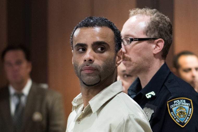 Image: Morel appears for an arraignment at the Queens Criminal Court for his alleged involvement in the murder of Imam Akonjee and Uddin in Queens New York