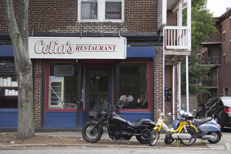 Celiaas, a restaurant in the Point neighborhood in Salem, Massachusetts.