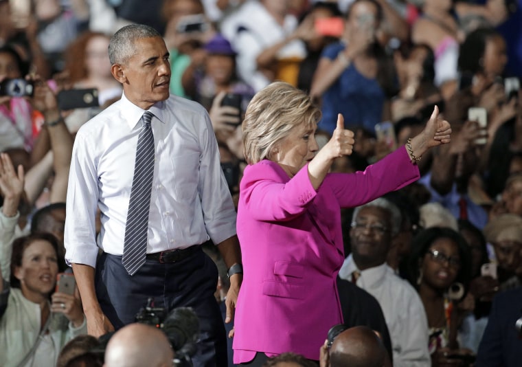 Image: Barack Obama, Hillary Clinton