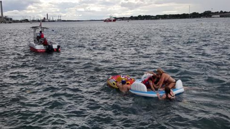 IMAGE: St. Clair River rescue