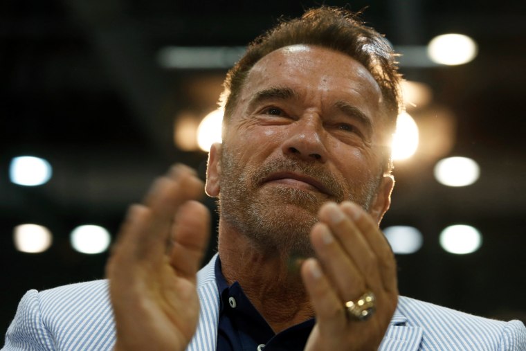 Image: Schwarzenegger attends the opening of the Arnold Classic Asia Multi-Sport Festival in Hong Kong