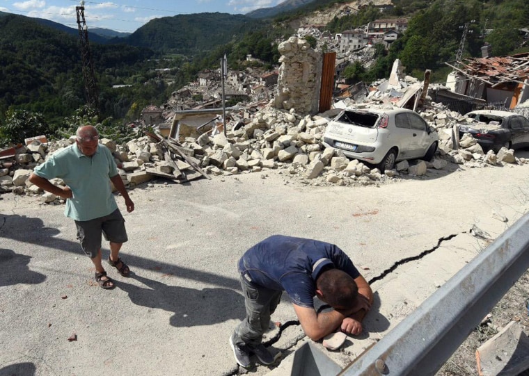 Image: 6.2 magnitude earthquake hits central Italy