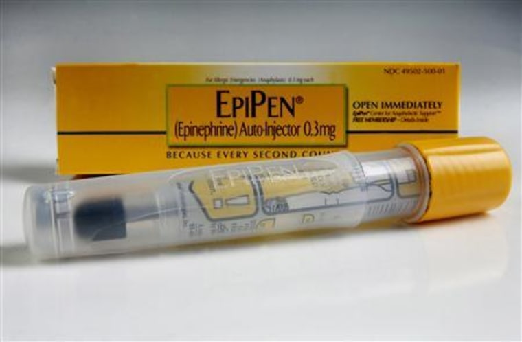 An Epipen is shown in this handout photo