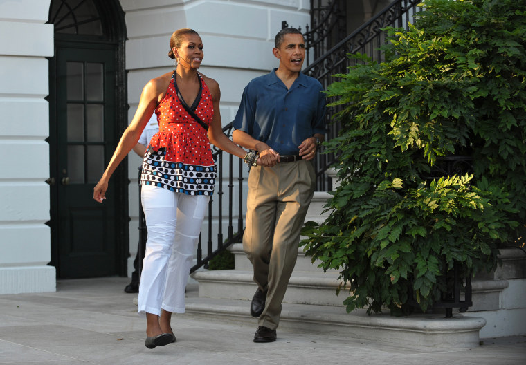 US President Barack Obama and First Lady