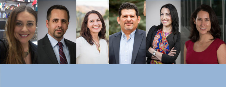 Composite photo of Latino professors.