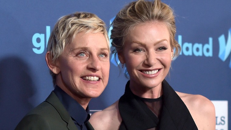 Ellen DeGeneres and wife Portia de Rossi