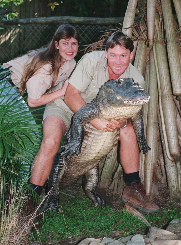 Terri and Steve Irwin