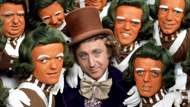 WILLY WONKA AND THE CHOCOLATE FACTORY, Gene Wilder, Oompa-Loompas, 1971