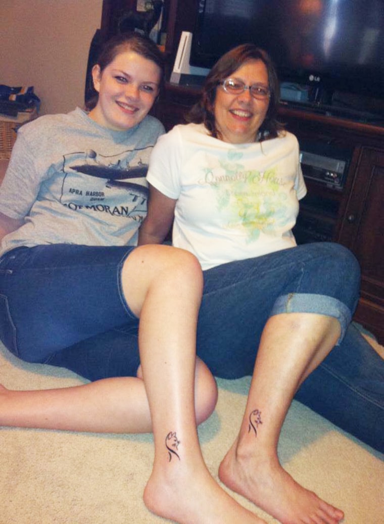 Melissa Underwood and her daughter had to drive from South Carolina to Florida to get matching tattoos when her daughter was 17.