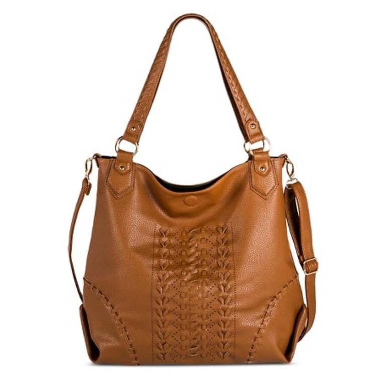 Under One Sky Reversible Crossbody Handbag Women S Cognac Faux Leather  Purse Bag